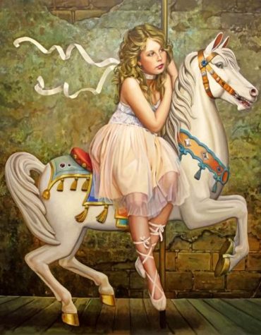 Ballerina Carousel Delight Paint By Numbers