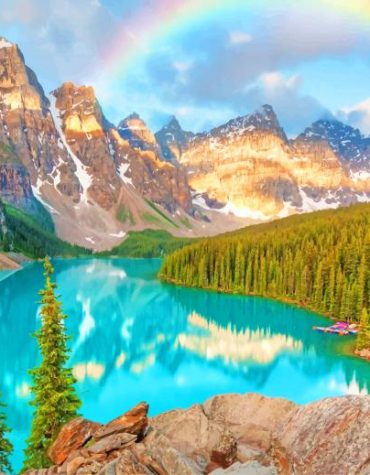 Banff Scenic Lakes Paint By Numbers