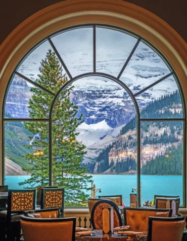 Banff Mountain Lake Paint By Numbers