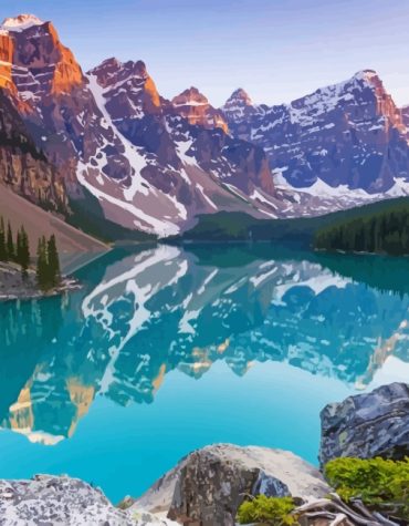 Banff National Park Landscapes Paint By Numbers