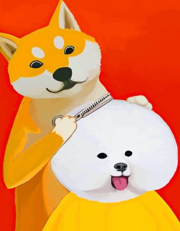 Shiba Inu Dog Paint By Numbers