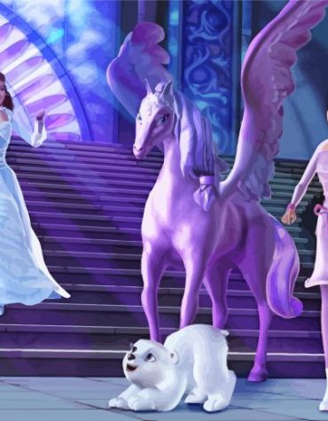 Barbie Annika Pegasus Adventure Paint By Numbers