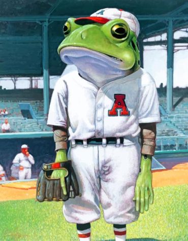 Baseball Frog Animal Paint By Numbers