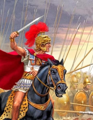 Horses in Battle Paint By Numbers