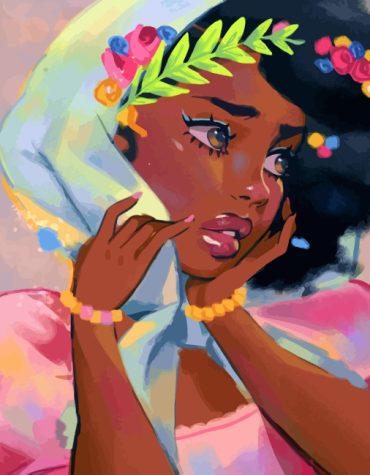 African Black Lady Paint By Numbers