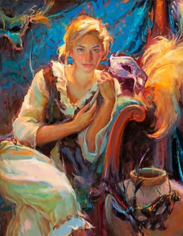 Blonde Woman Art Paint By Numbers