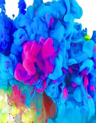 Colorful Smoke Art Paint By Numbers