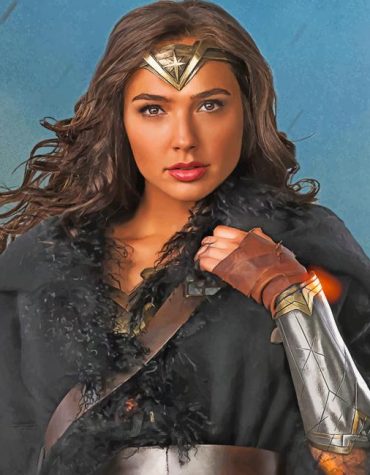 Wonder Woman Heroic Action Paint By Numbers