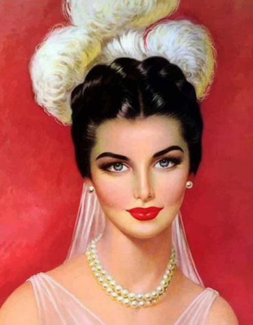 Elegant Woman Paint By Numbers