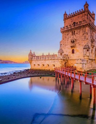 Belem Tower Cityscape Paint By Numbers