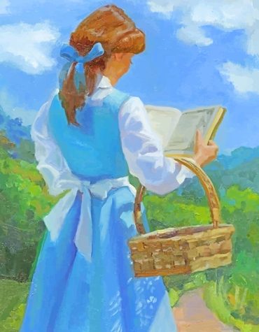 Belle Disney Princess Book Paint By Numbers