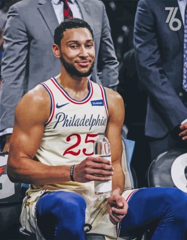 Ben Simmons Philadelphia Basketball Paint By Numbers