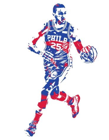 Ben Simmons 76ers Basketball Paint By Numbers