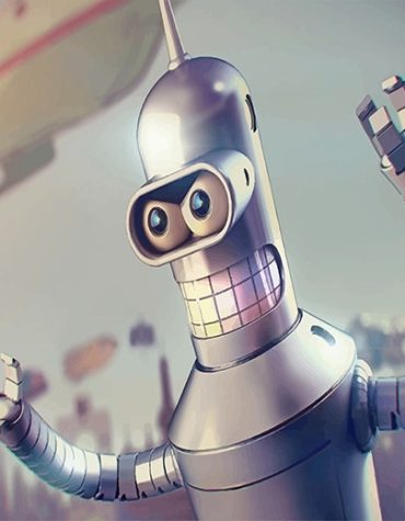 Bender Rodriguez Cartoon Paint By Numbers
