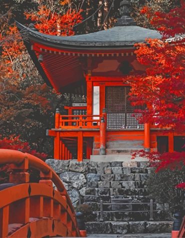 Bentendo Temple Japan Paint By Numbers