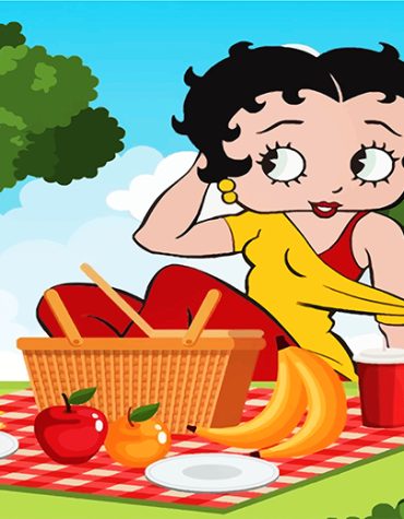 Betty Boop Picnic Fun Paint By Numbers