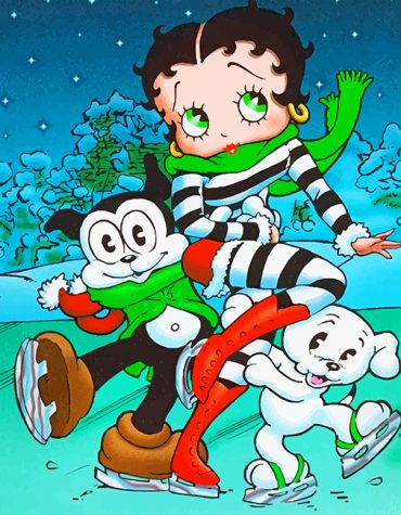 Classic Betty Boop Illustrations Paint By Numbers