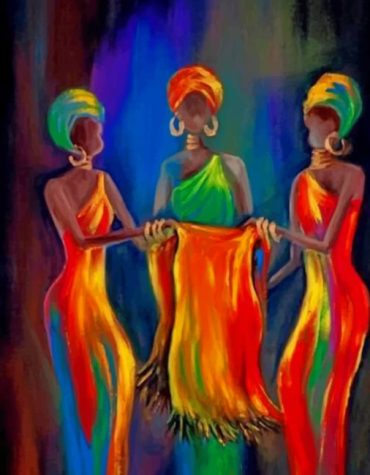 Black African Women Paint By Numbers