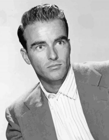 Montgomery Clift Cinema Icon Paint By Numbers