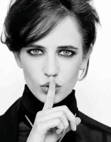 Black and White Eva Green Movies Paint By Numbers