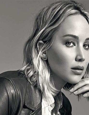 Jennifer Lawrence Black and White Paint By Numbers