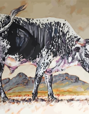 Nguni Cow Patterns Paint By Numbers