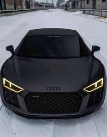 Black Audi R8 Supercar Paint By Numbers