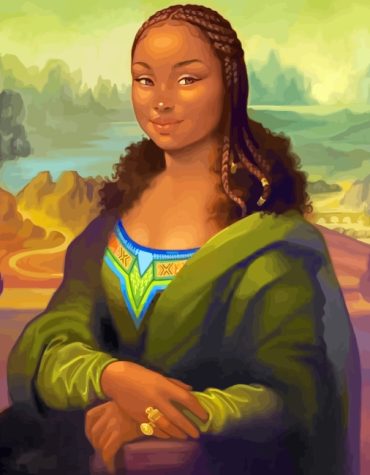 Black Woman Mona Lisa Paint By Numbers