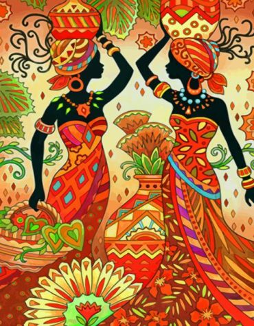 Elegant African Woman Paint By Numbers