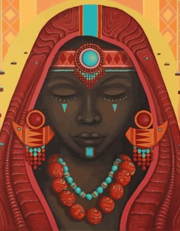 Beautiful African Woman Paint By Numbers