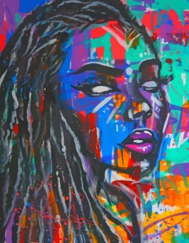 Colorful African Woman Paint By Numbers
