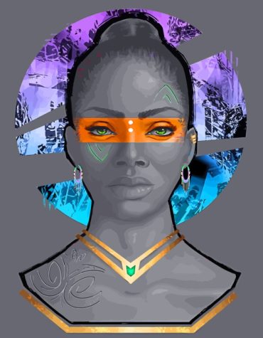 Elegant African Woman Paint By Numbers