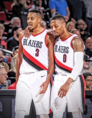 Portland Trail Blazers Basketball Paint By Numbers