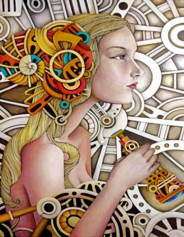 Blonde Woman Beauty Paint By Numbers