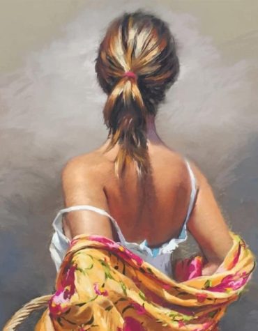 Blondy Faceless Woman Paint By Numbers