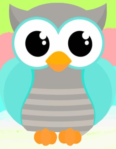 Blue Grey Owl Paint By Numbers