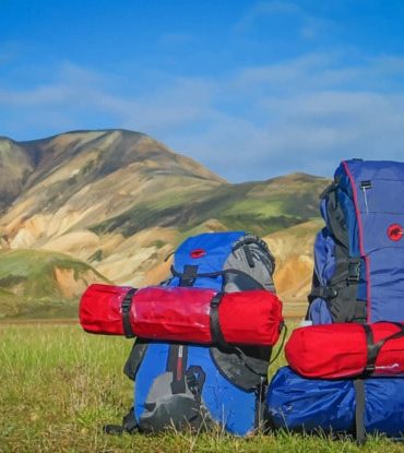 Travel Backpack Bags Paint By Numbers