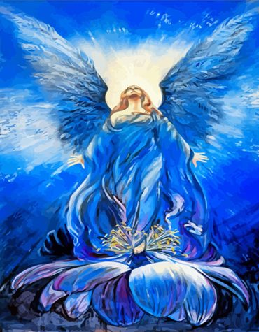 Blue Angel Fantasy Paint By Numbers