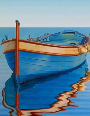 Blue Ocean Boats Paint By Numbers
