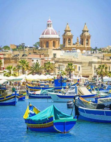 Explore Marsaxlokk Harbours Paint By Numbers