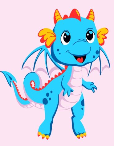 Blue Dragon Kids Paint By Numbers