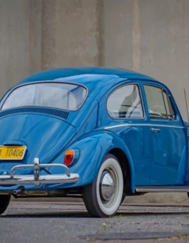 Blue Volkswagen Beetle Paint By Numbers