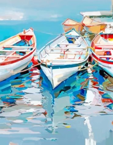 Vintage Marine Boats Paint By Numbers