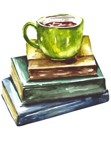 Coffee and Book Lovers Paint By Numbers