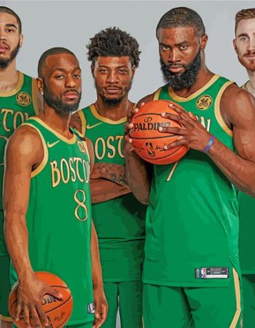 Boston Celtics Basketball Paint By Numbers