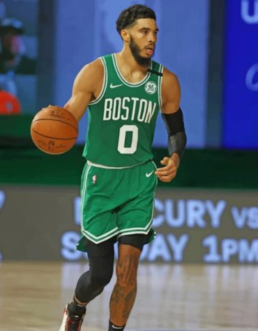 Boston Celtics Star Jayson Tatum Paint By Numbers