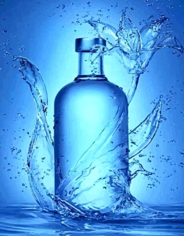 Bottle Of Water Paint By Numbers