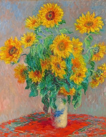 Sunflower Impressionism Paint By Numbers