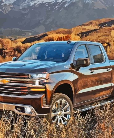 Country Truck Painting Adventure Paint By Numbers