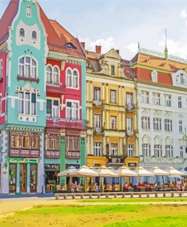 Bruck House Timisoara Landmarks Paint By Numbers